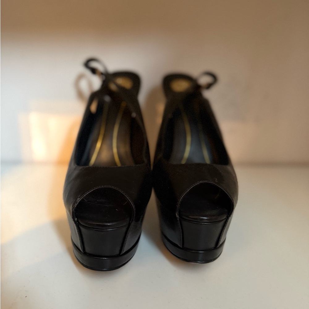 Elegant Black Women's Platform Heels
